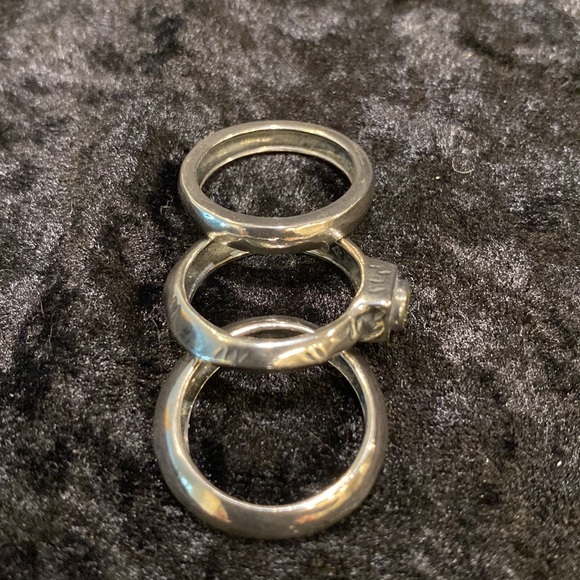 *NOT FOR SALE * Silpada Stackable Rings with Peridot - Picture 3 of 5